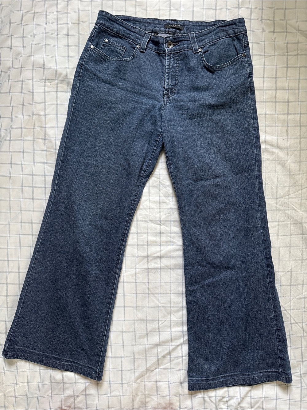 Nine West Dark Blue Flare Jeans